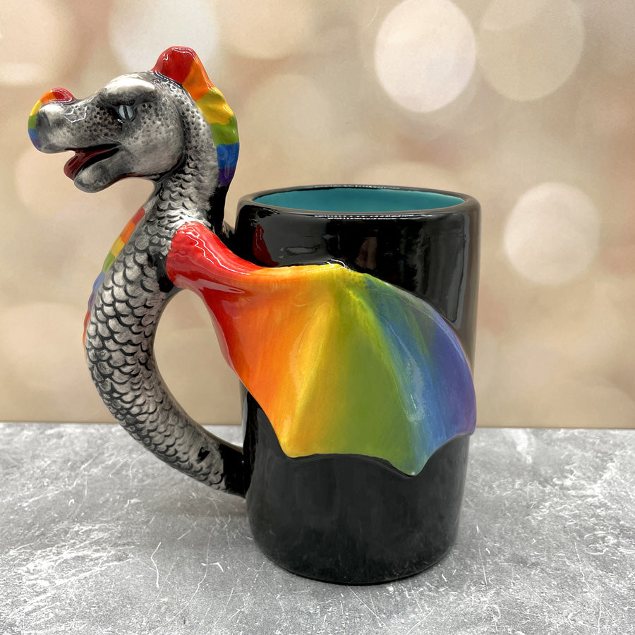 Dragon Mug - Rainbow