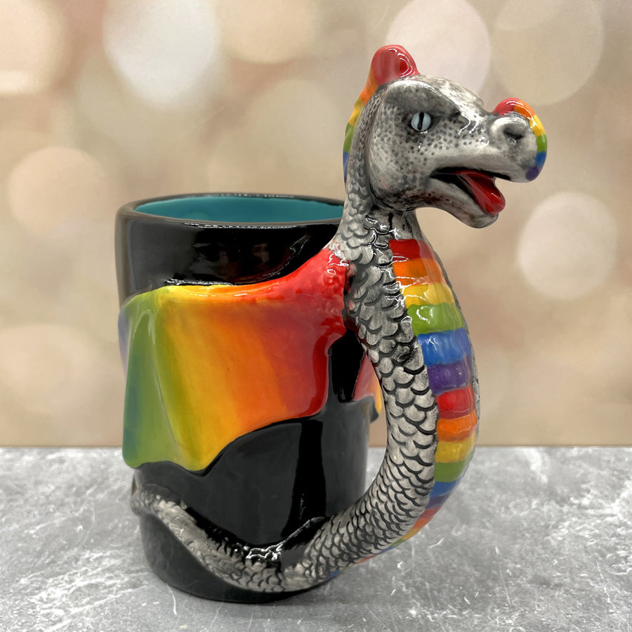 Dragon Mug - Rainbow