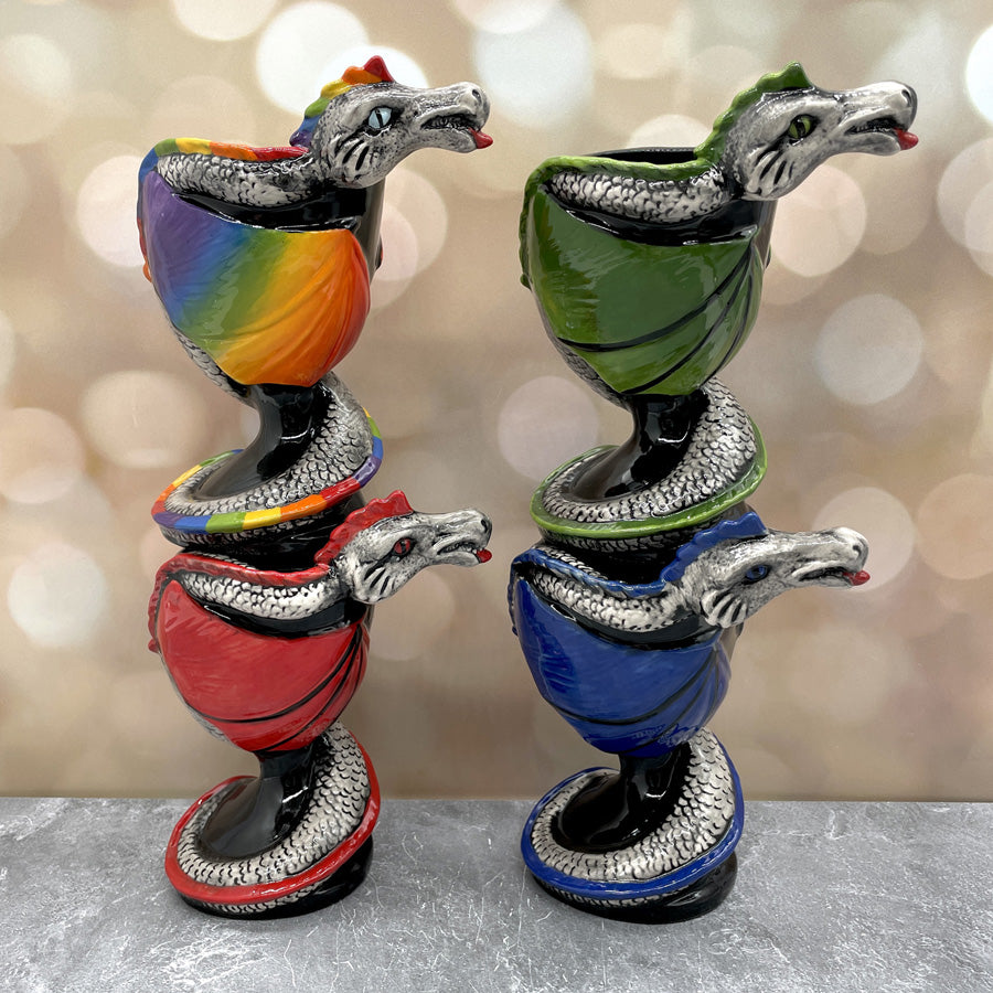 Dragon Goblet - Rainbow
