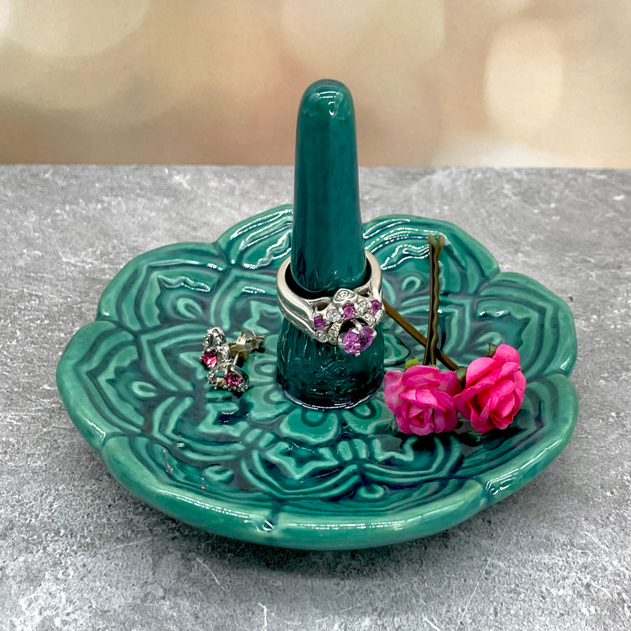 Floral Ring Holder