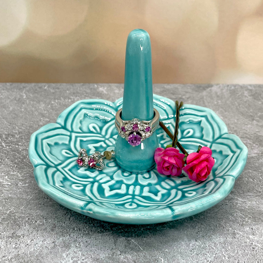 Floral Ring Holder