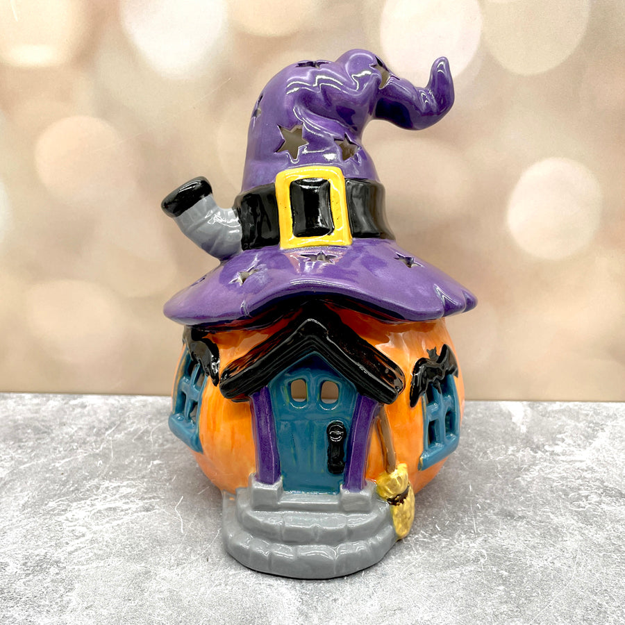 Witch&#39;s Lair Lantern Purple