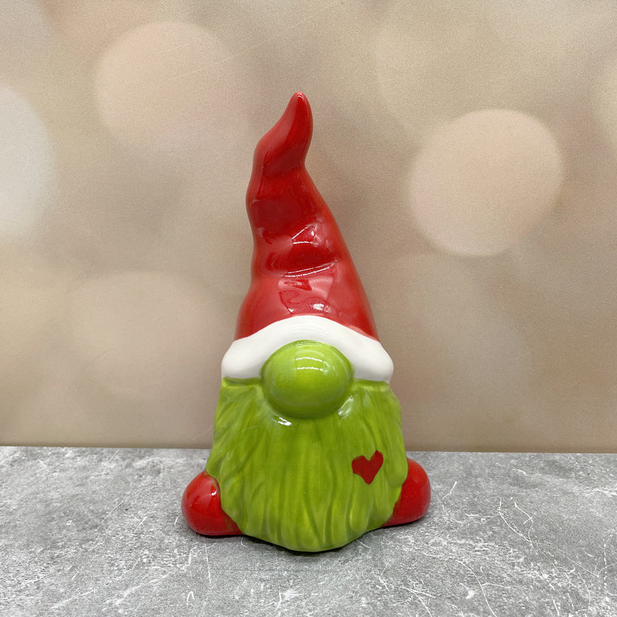 Gnome Figure Small - Green Santa: PRE-ORDER