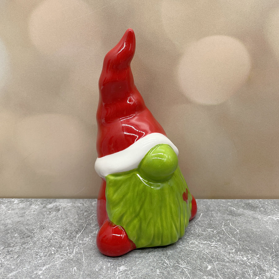 Gnome Figure Small - Green Santa: PRE-ORDER