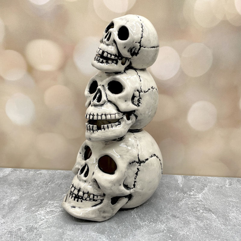 Skull Stack Light Up Lamp