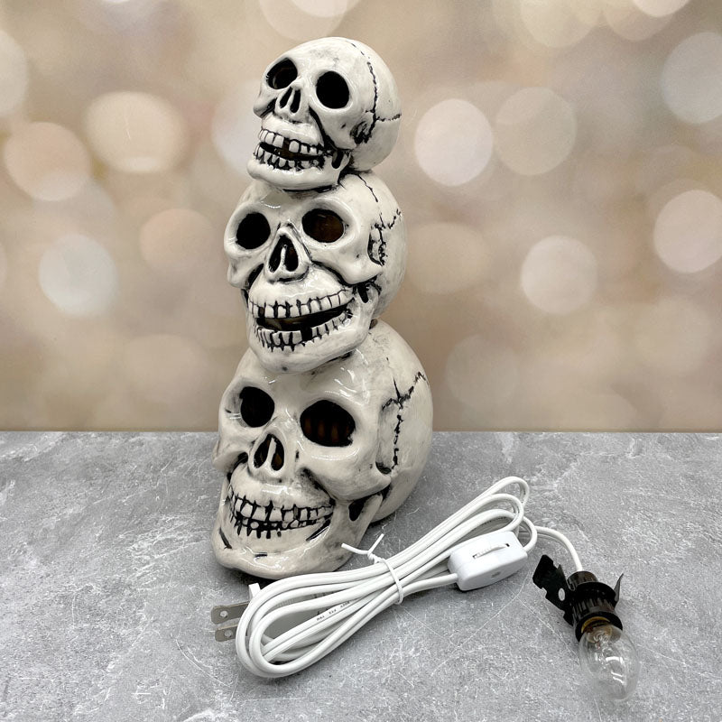 Skull Stack Light Up Lamp