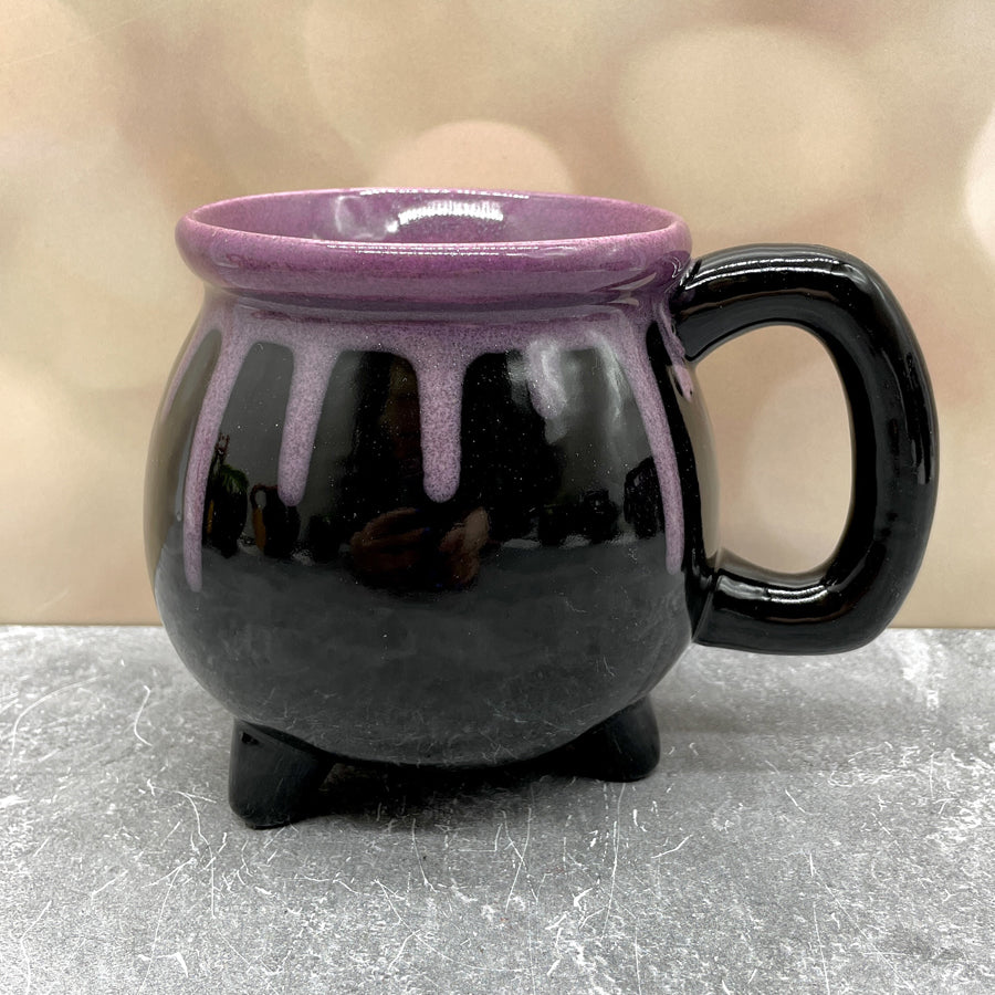 Cauldron Mug Purple Drips