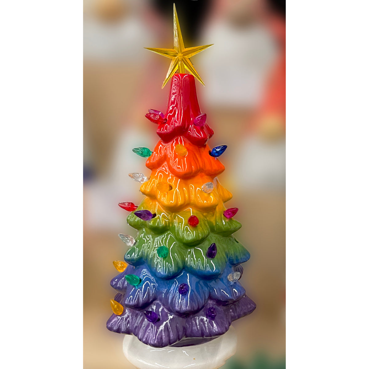 Rainbow Skinny Light Up Tree: PRE-ORDER