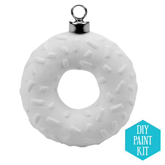 DIY Ceramic Ornament: 3D Donut - Pre-Packaged