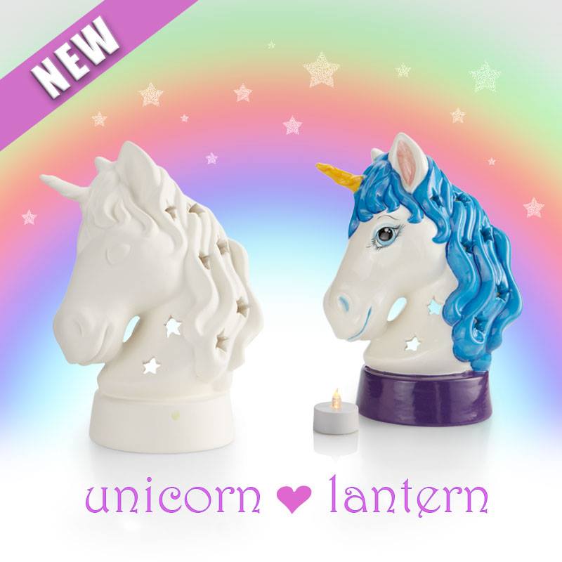 DIY Ceramic Unicorn Lantern