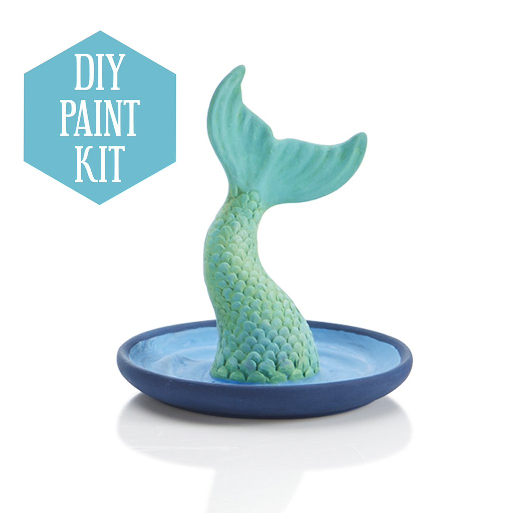 DIY Ceramic Mermaid Tail Ring Holder