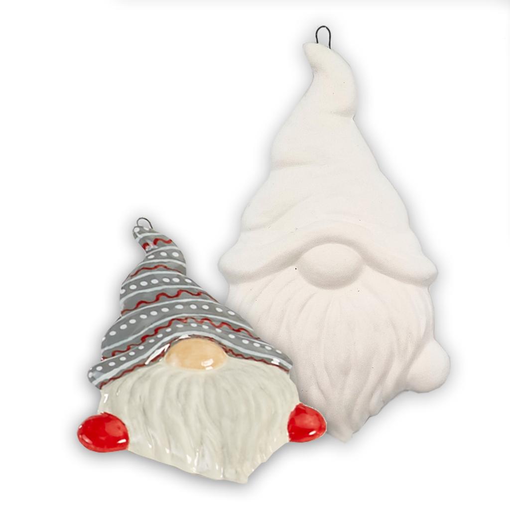 DIY Ceramic Ornament: Gnome