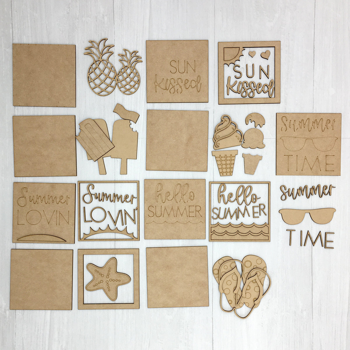 DIY Wooden Interchangeable Mini Signs - Tons of Options!