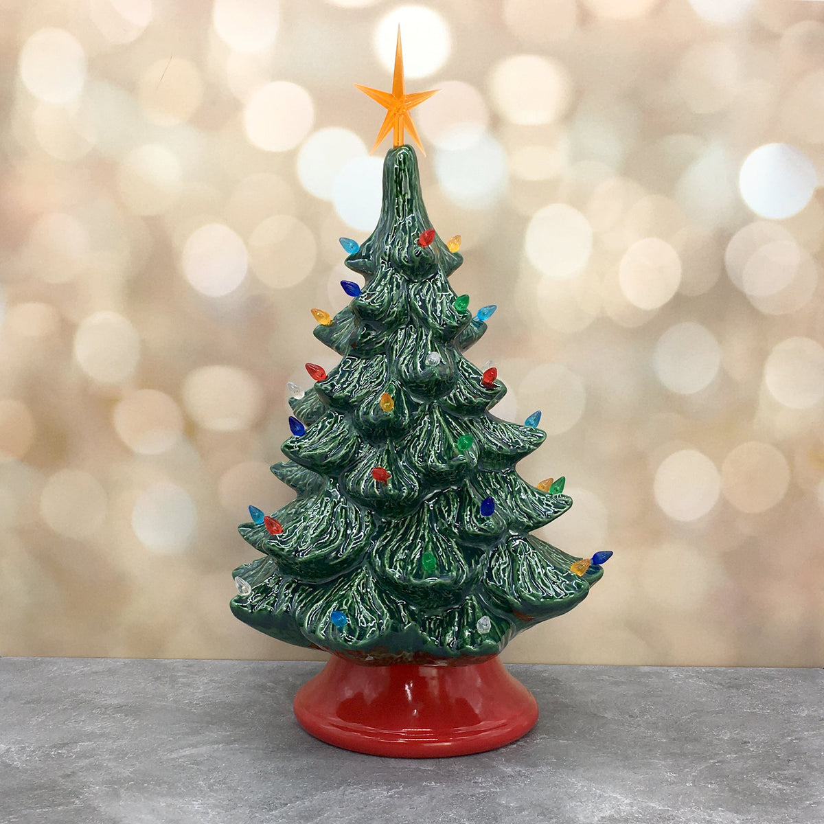 Vintage Light Up Tree - Green: Ready to Ship