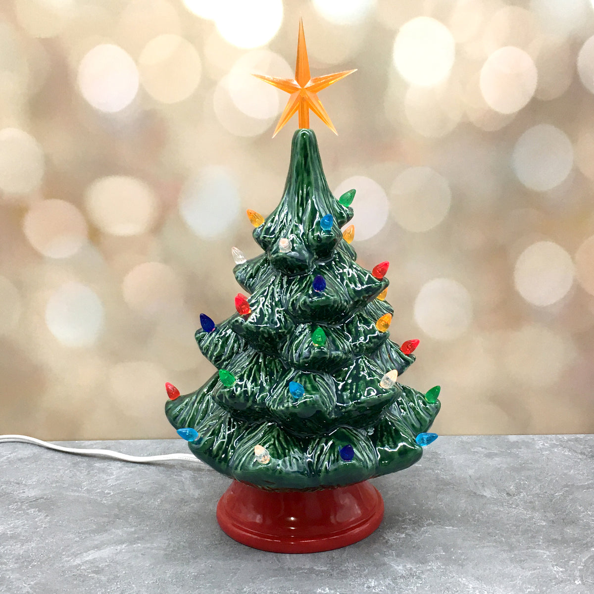 Vintage Light Up Tree - Green: PRE-ORDER