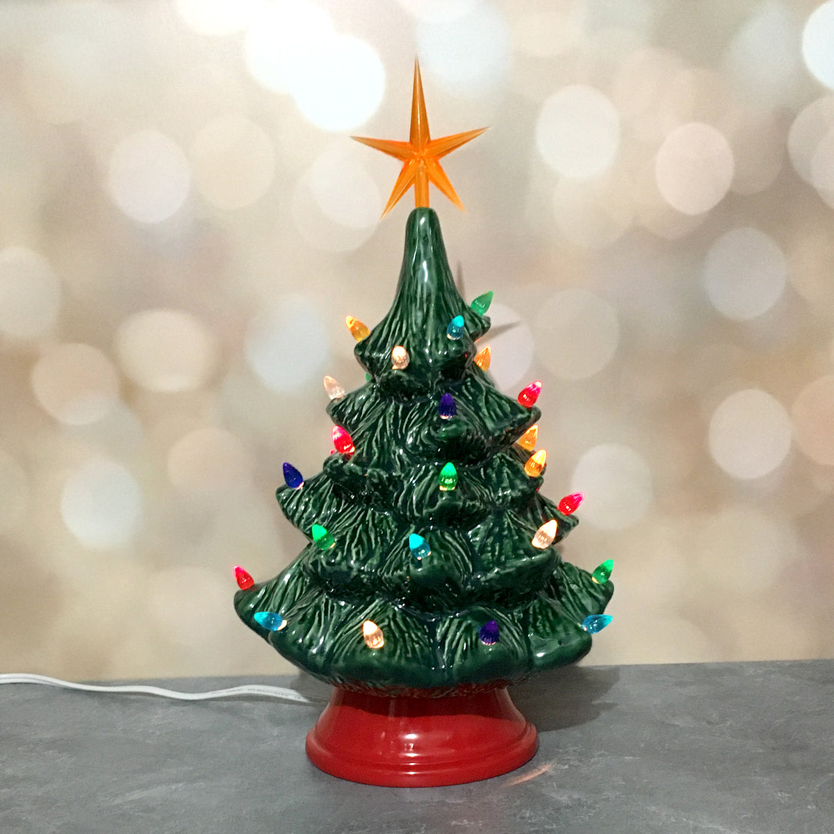 Vintage Light Up Tree - Green: PRE-ORDER