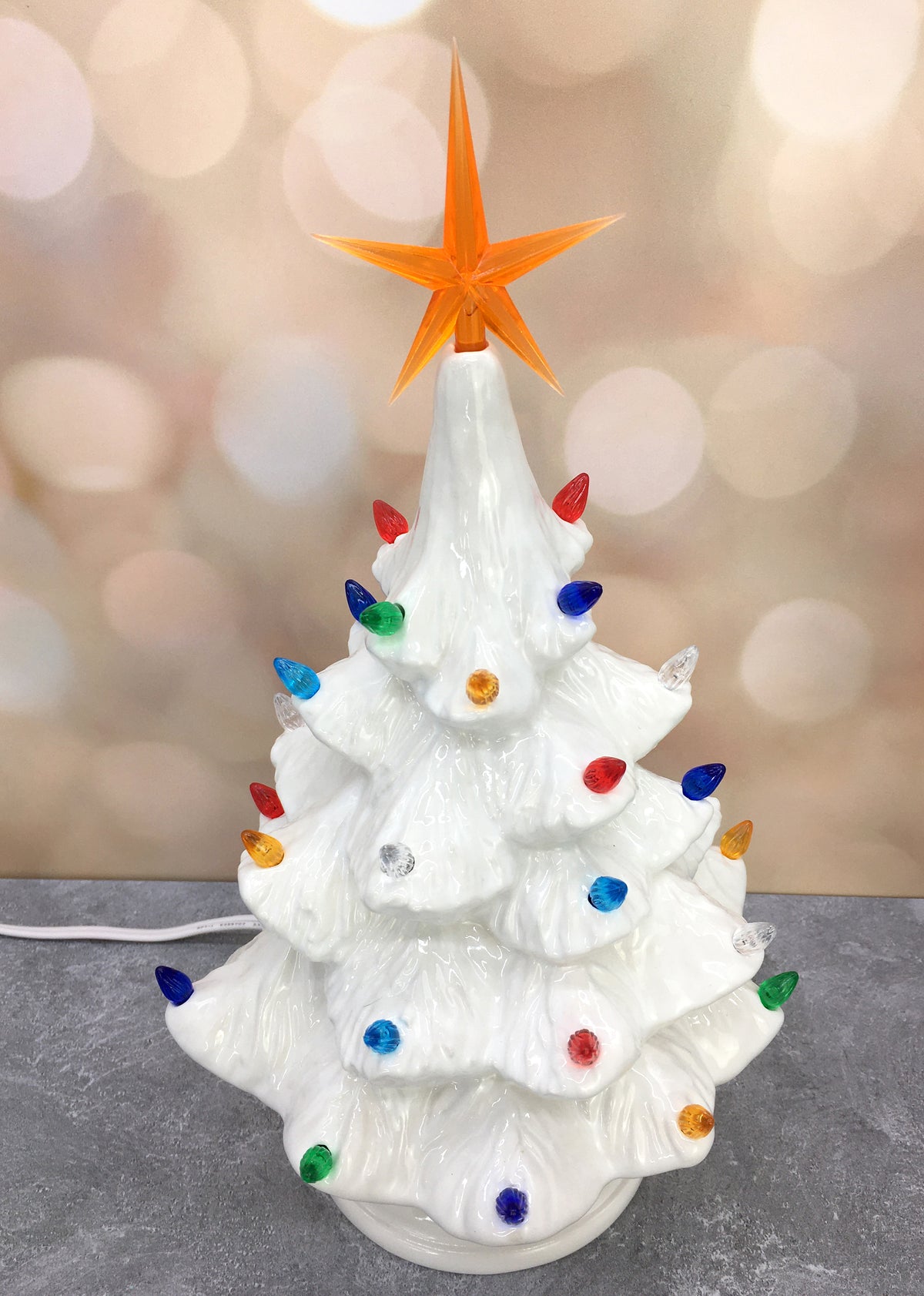 Vintage Light Up Tree - White: PRE-ORDER