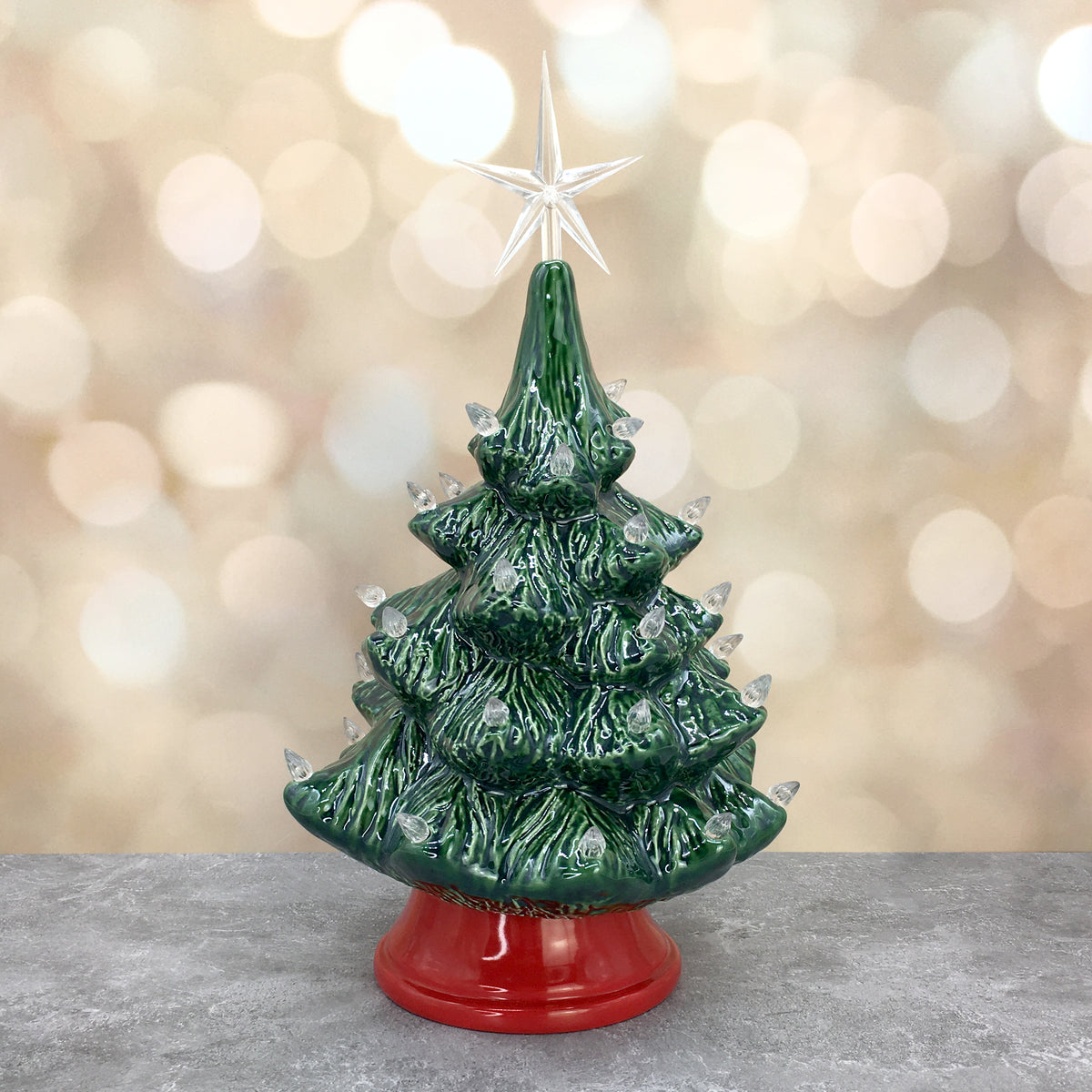 Vintage Light Up Tree - Green: PRE-ORDER