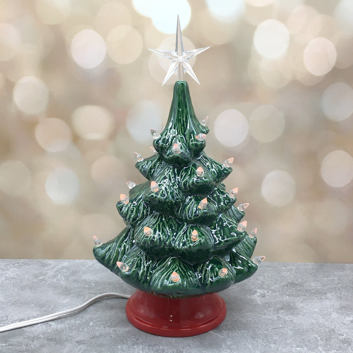 Vintage Light Up Tree - Green: PRE-ORDER