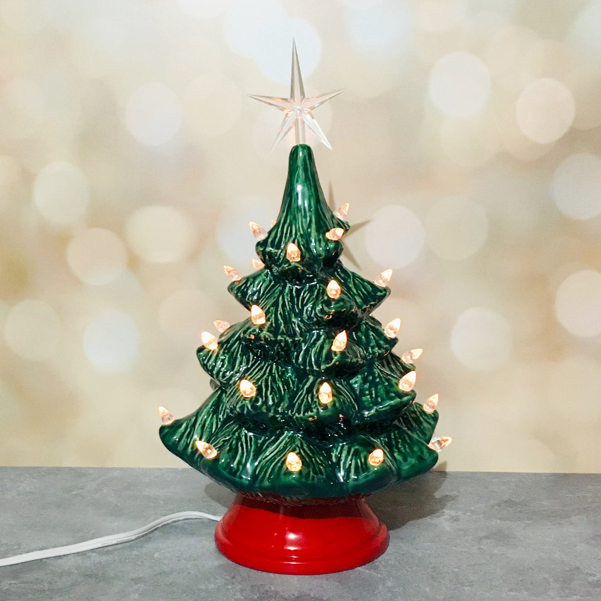 Vintage Light Up Tree - Green: PRE-ORDER