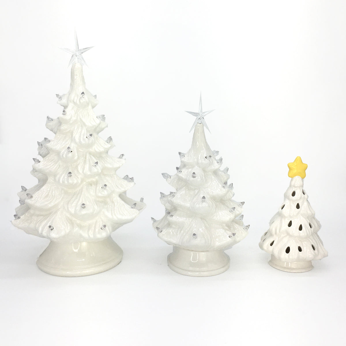 Vintage Light Up Tree - White: PRE-ORDER