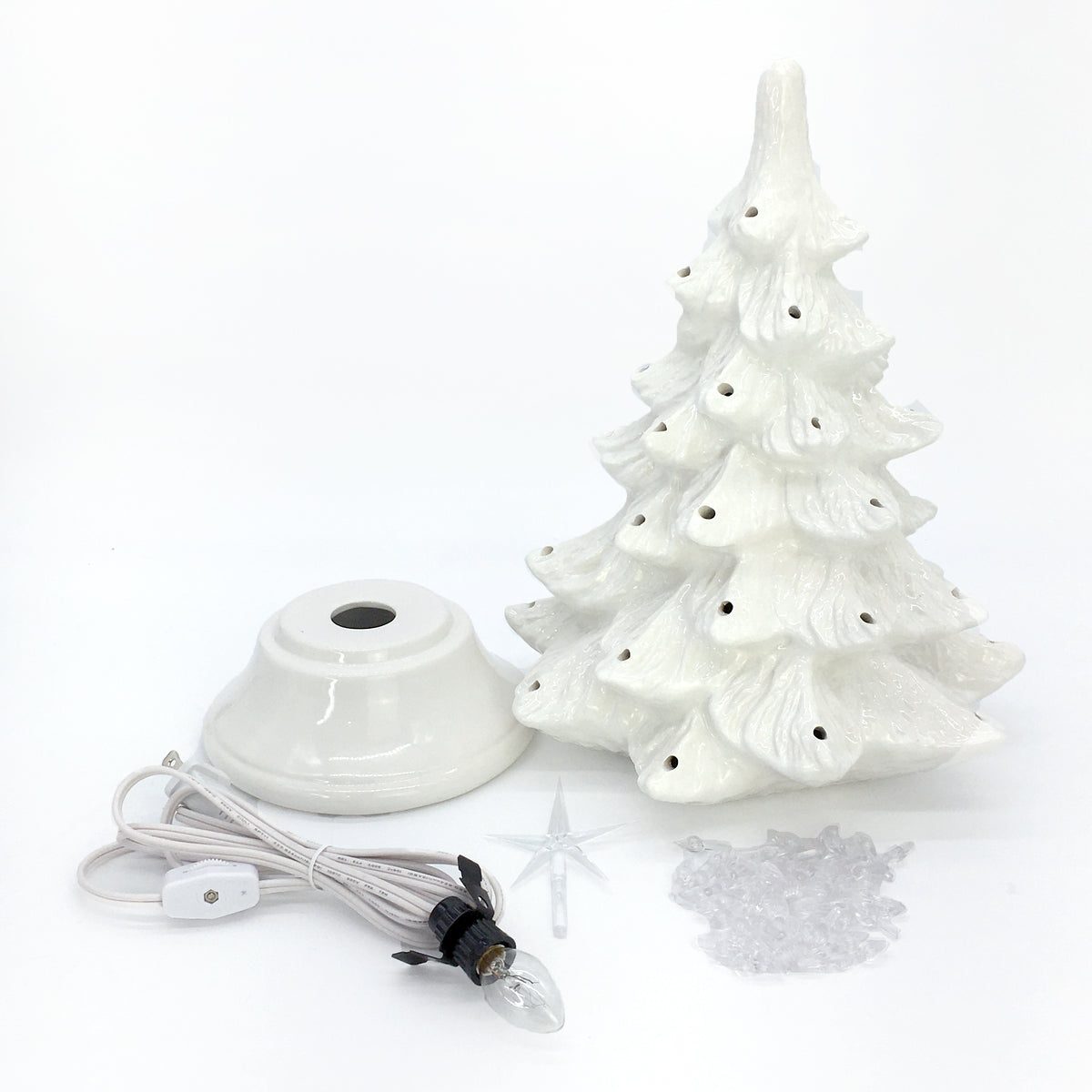 Vintage Light Up Tree - White: PRE-ORDER