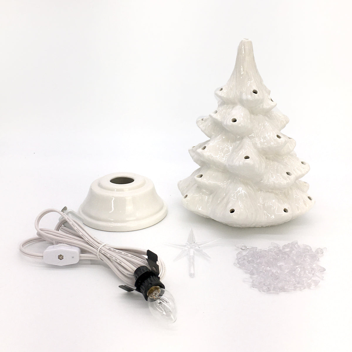 Vintage Light Up Tree - White: PRE-ORDER