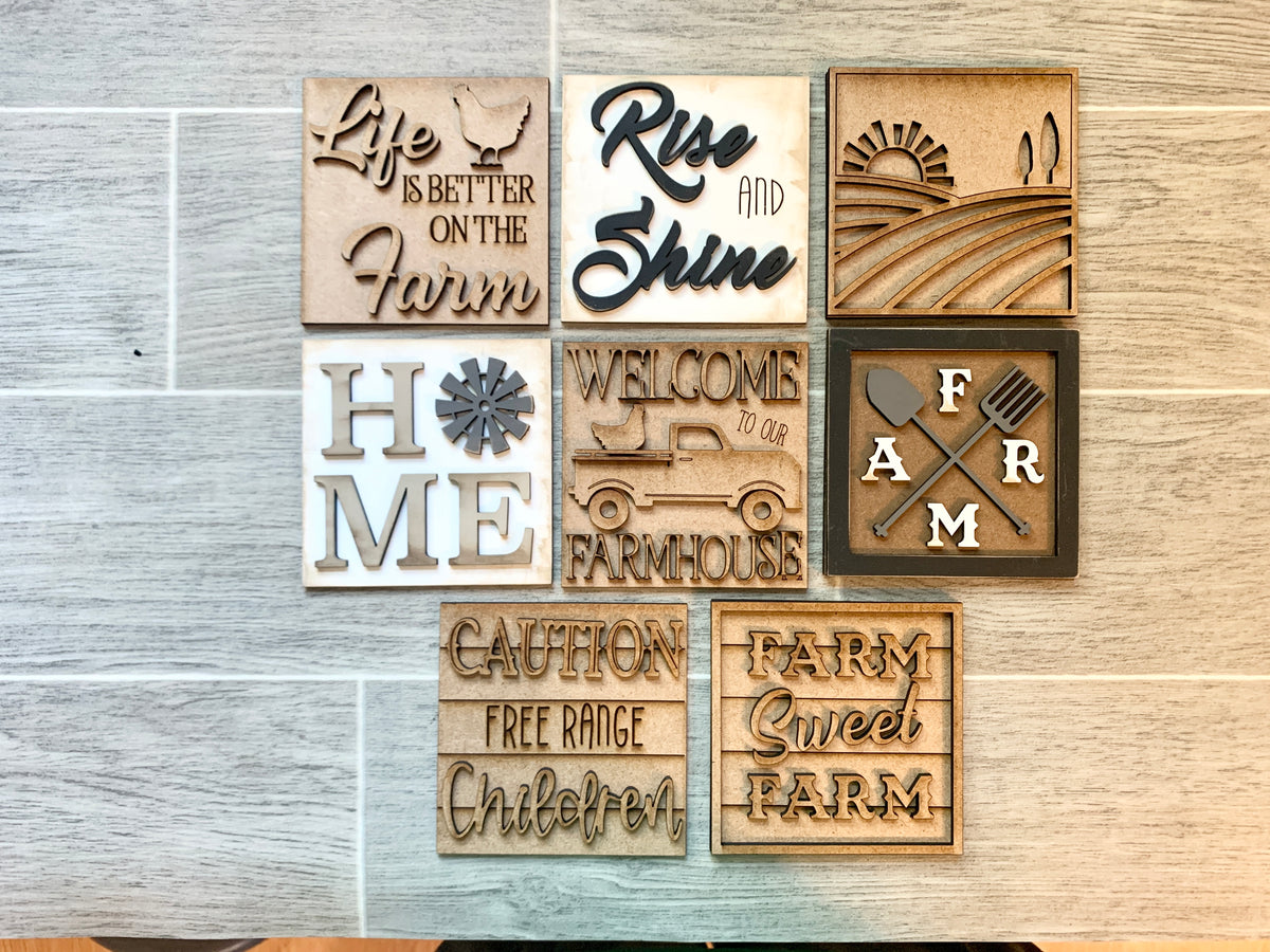 DIY Wooden Welcome to Our Home Interchangeable Sign