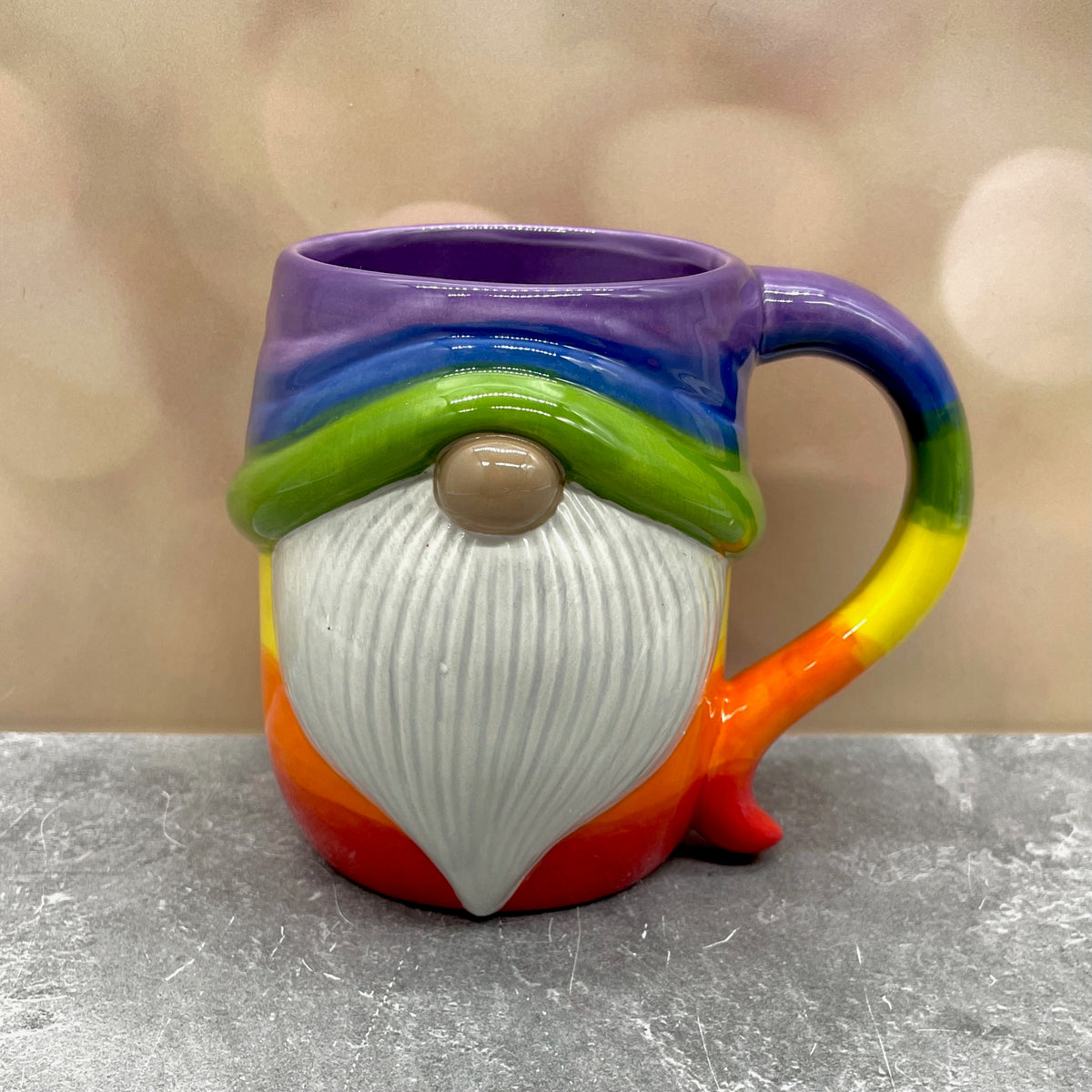 Gnome Mug - Rainbow Purple