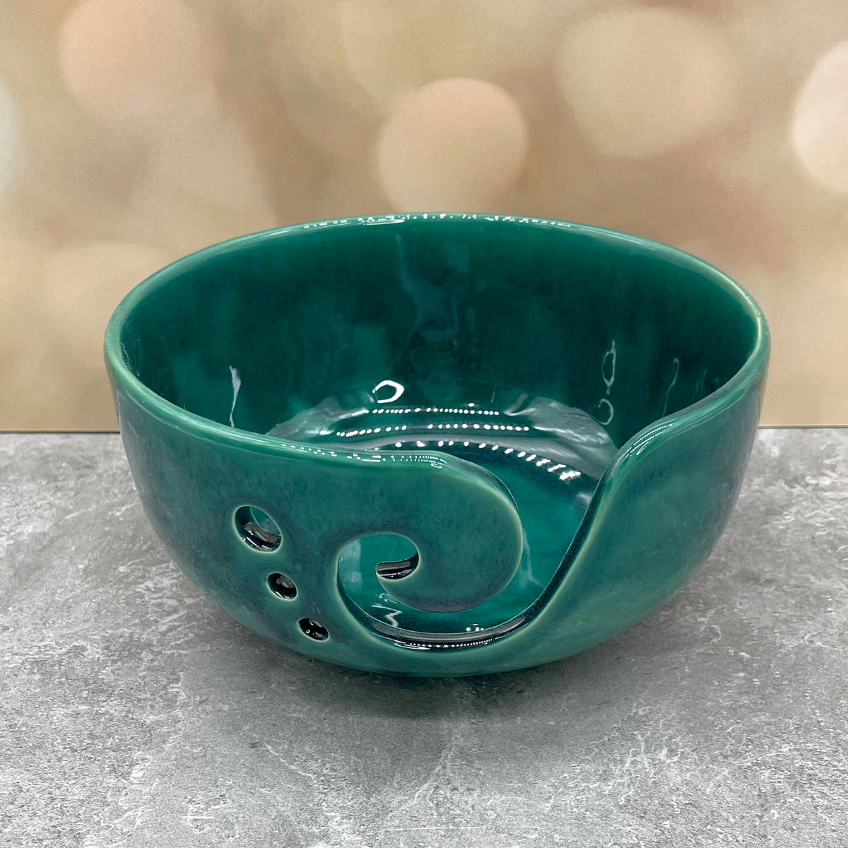 Yarn Bowl - Deep Blue Green