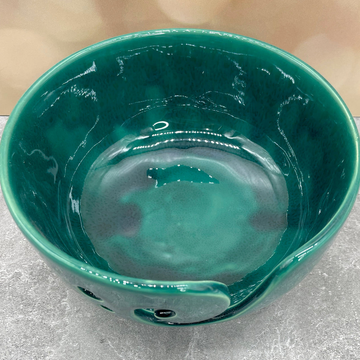 Yarn Bowl - Deep Blue Green