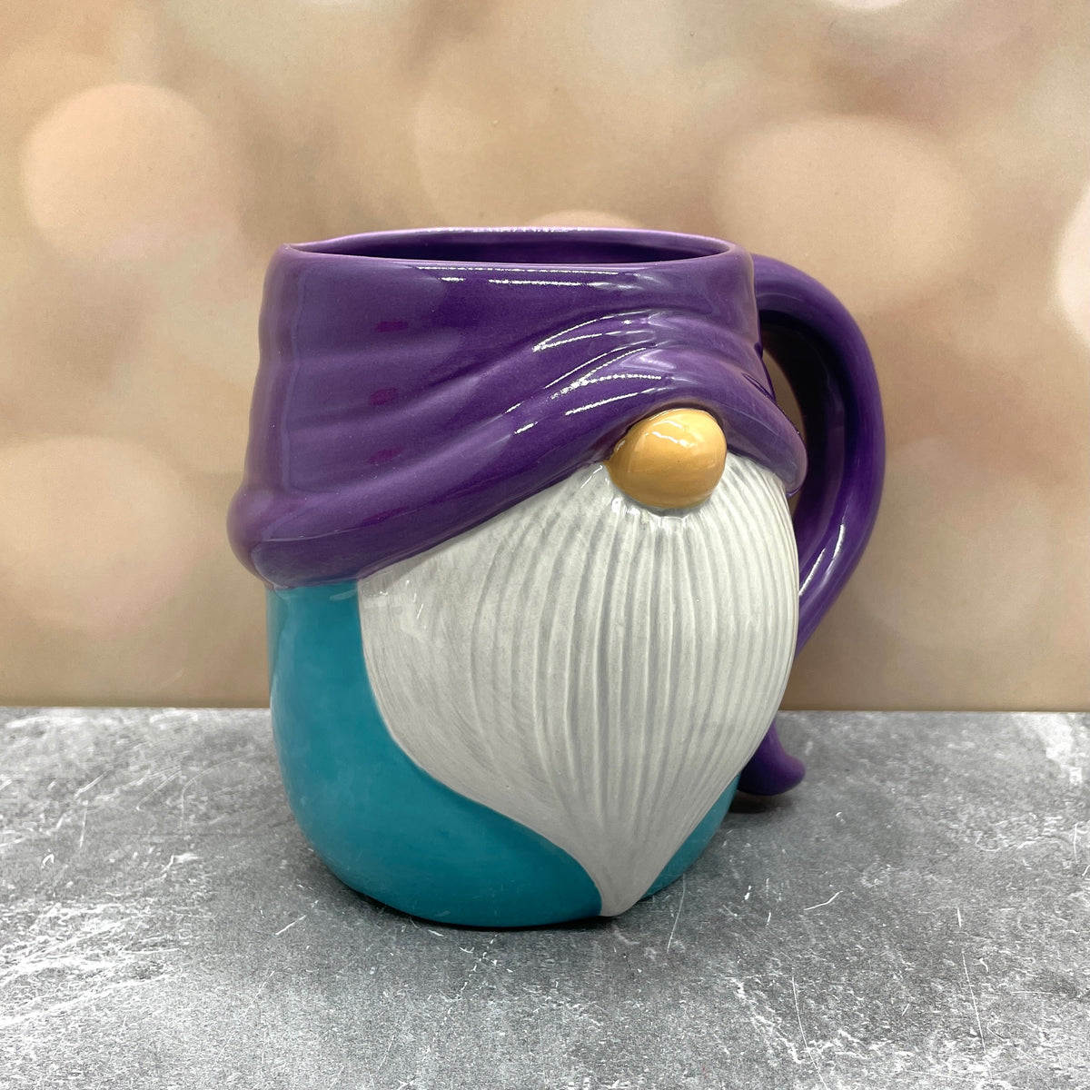 Gnome Mug - Purple &amp; Bright Blue