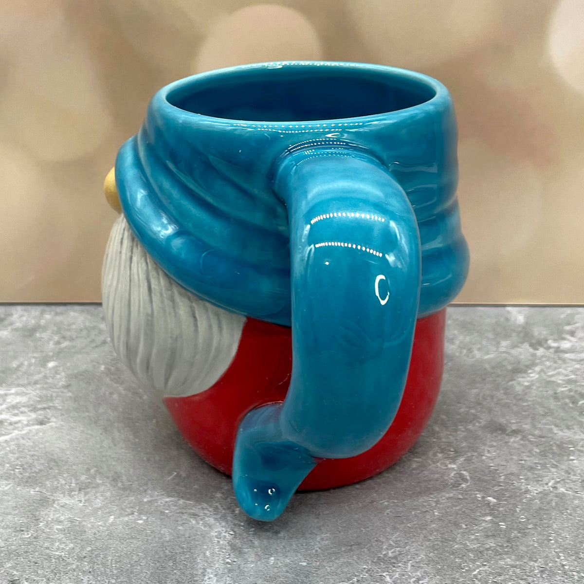 Gnome Mug - Bright Blue &amp; Red