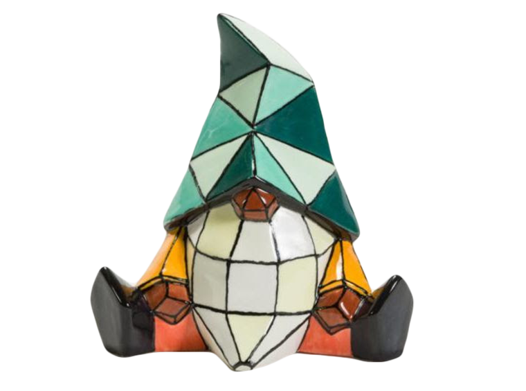 DIY Ceramic Geometric Gnome