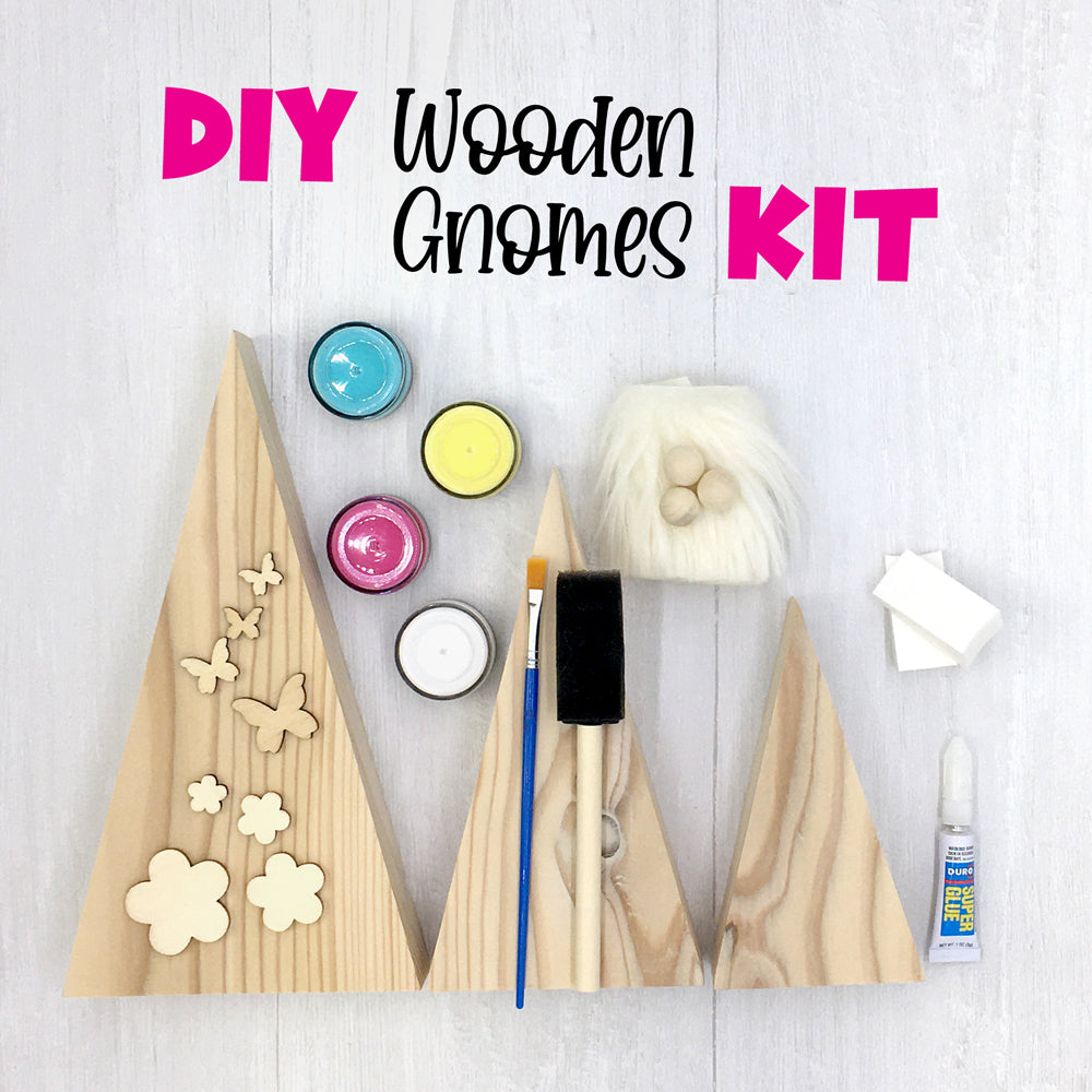 DIY Wooden Gnomes