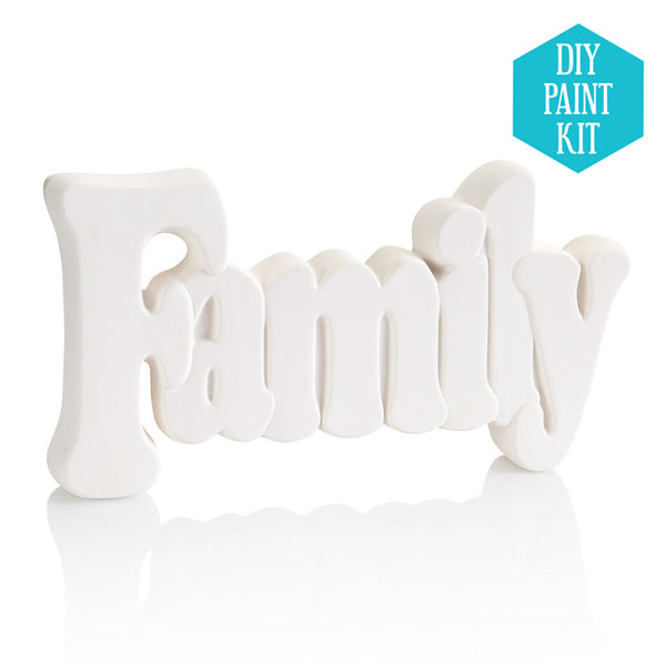 DIY Ceramic Family Sign