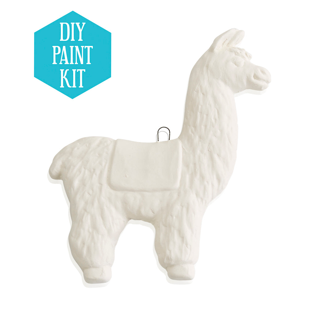 DIY Ceramic Ornament: Llama