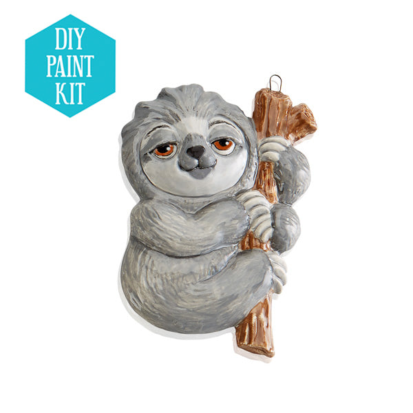 DIY Ceramic Ornament: Sloth