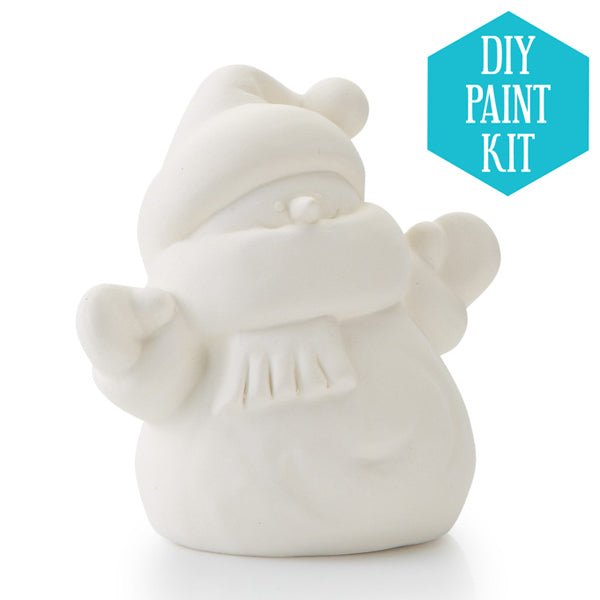 DIY Ceramic Snowman